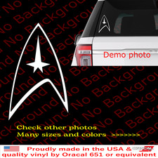 Star Trek Vinyl Decal Original Series Command Insignia Die Cut Sticker FY122