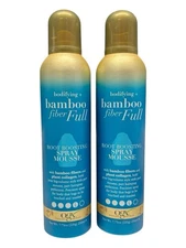 (2) OGX Bodifying + Bamboo Fiber Full Root Boosting Spray Mousse 7.75oz