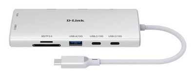 D-Link 10-in-1 USB-C Hub. Host Interface: USB 3.2 Gen 1 3.1 Gen 1 Type-C Hub Int