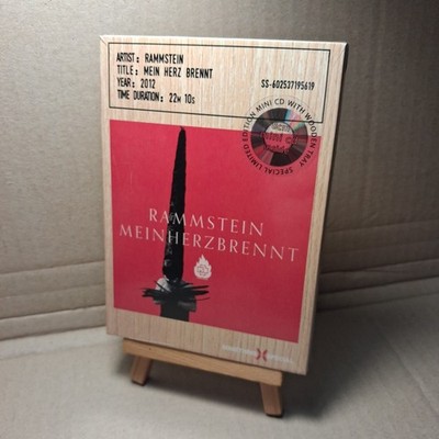 Rammstein - Mein Herz Brennt (Single) (Wood Box, Mini-CD) SEALED!