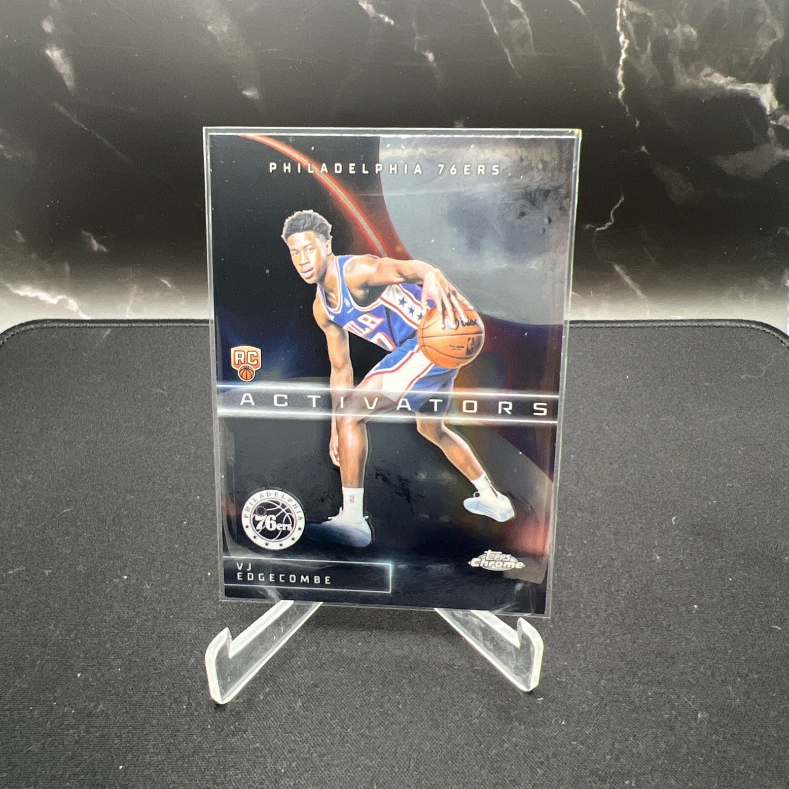 2025-26 Topps Chrome Basketball Vj Edgecombe Activators Insert RC #AC-13