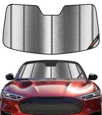 Pigenius Windshield Sunshade for Ford Mustang 2015-2023 Without Rearview Mirr...