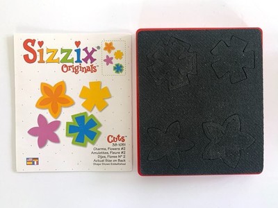Sizzix Original Large Red Die 38-1051 FLOWER CHARMS #2