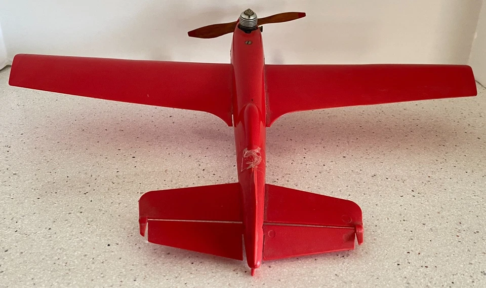 Vtg 1960s Wen-Mac Aeromite Gas Airplane Control Line Model Red #2292416 - Image 4 of 4