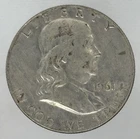 1961-D Franklin Half Dollar 90% Silver