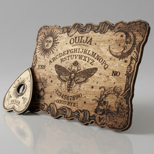 Ouija Brett Deluxe - Set f&uuml;r Wahrsagen & Geisterbeschw&ouml;rung - Orakel der Sterne