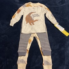 Carter's 2 pack / 2 pc pajama/sleepwear outfits Boys Size 18 Months Dinosaurs