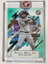 Topps 2025 Encased Pristine Rookie #111 Victor Mesa Jr. Aqua  /199 Marlins MLB