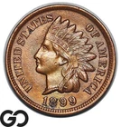 1899 Indian Head Cent Penny, Choice BU++