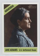 2009 Topps Heritage American Heroes Edition Jane Addams #78 1md