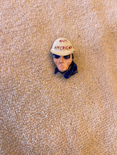 VTG CAST METAL BUY AMERICAN UNION PIN (WORKER W/HARD HAT)