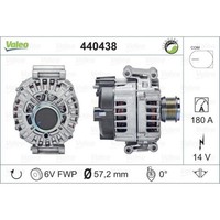 Valeo Generator Lichtmaschine 180A 14V FüR Porsche Macan 95B Audi A4 8K2 B8