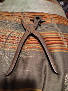 Antique Leather Hole Punch Tool - Made in West Germany