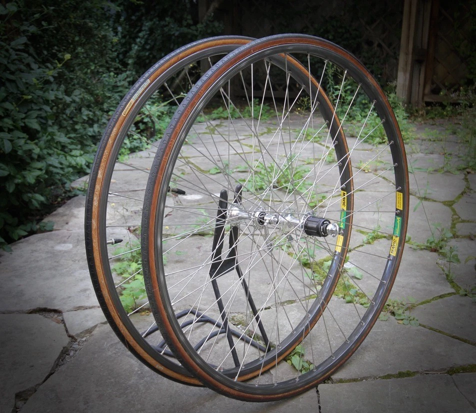 Shimano Dura Ace FH 7401 HB 7400 / Mavic MA40 / 36 H 6 Sp UG Clincher Wheel Set - Bild 2 von 4