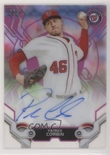 2019 Topps High Tek High Tek Auto Pink 56/75 Patrick Corbin #HTA-PC Auto 0bz