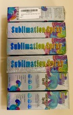 LOT OF 6 ELAIMEI Sublimation Spray DTF Cotton Polyester Fabric Coating 100ml