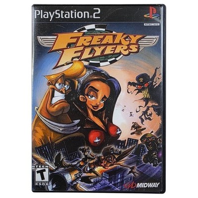 Freaky Flyers Sony PlayStation 2 Midway Games Air Racing Action Video Game Disc