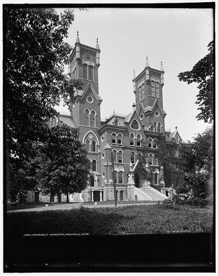 Photo:Vanderbilt University Gothic Building Nashville Tenn c1901