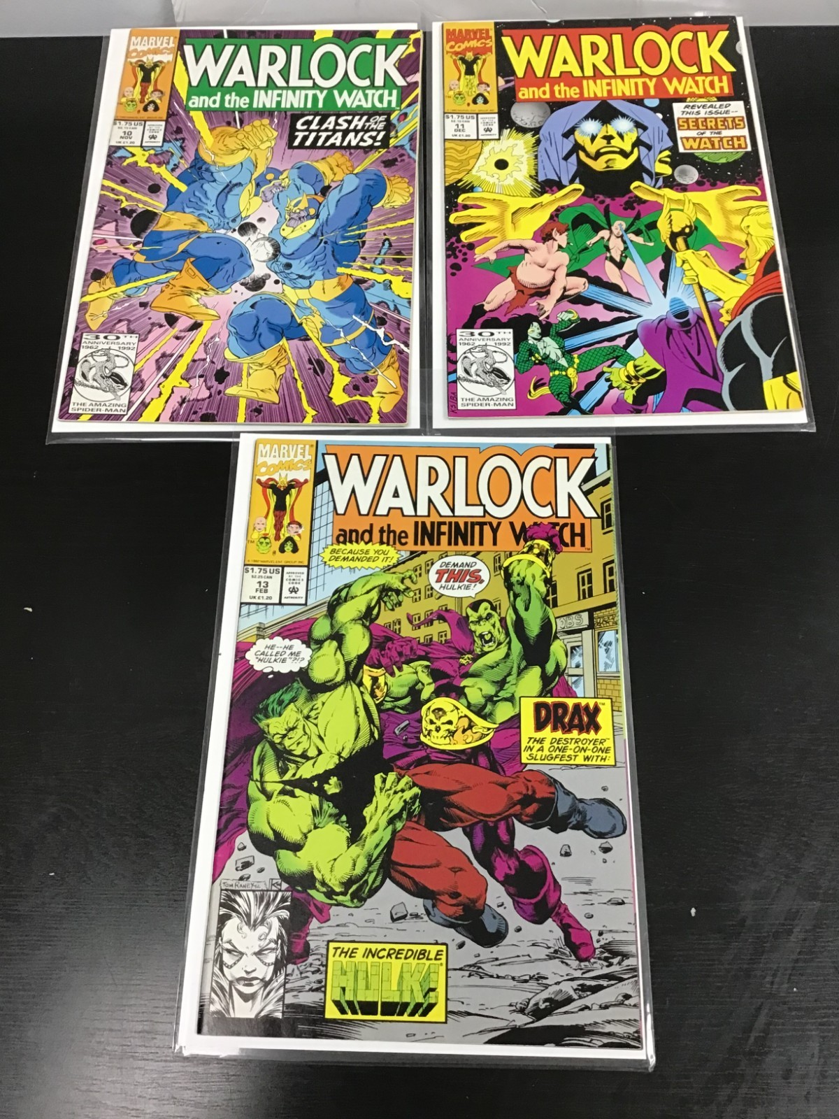 3PC WARLOCK AND THE INFINITY WATCH LOT (8.0) #10, 11, 13!! 1993