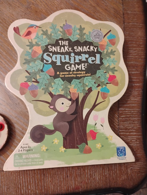 The Sneaky, Snacky Squirrel Game - Cute Preschool Board Games 