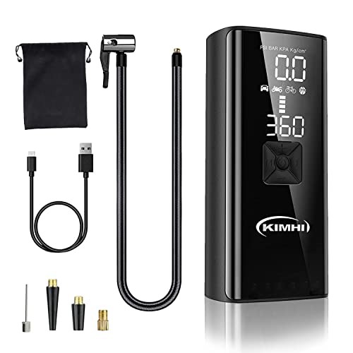 Портативный воздушный компрессор для накачки шин KIMHI 150PSI с цифровым давлением 10000 мАч 6890₽