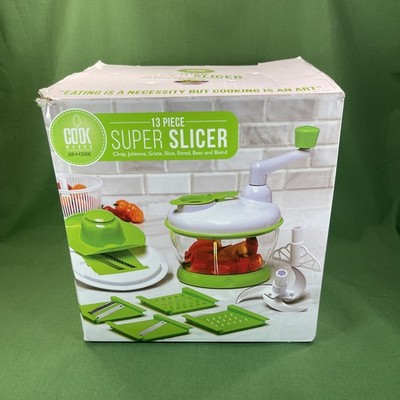 Food Slicer Cook Works Super Slicer 13 Pcs Set Chop Julienne Grate Slice Shred