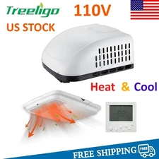 115V 15000BTU Heater &Cool Air Conditioner Electric Rooftop AC Unit for RV Boat