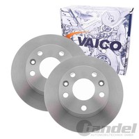 2X Vaico Bremsscheiben 260Mm Voll Hinten Passend FüR Renault Megane | V46-40033