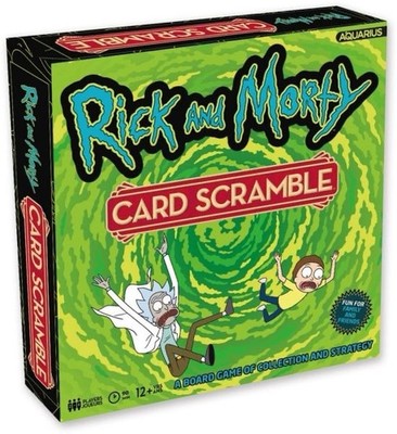 Rick and Morty Card Scramble Brettspiel Wassermann Rick and Morty Spiel in Schachtel