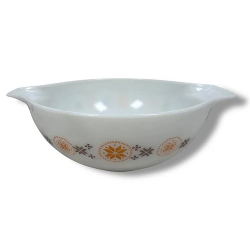 Vintage Pyrex Town & Country Mixing Nesting Bowl 10.5" White Kitchenware 444