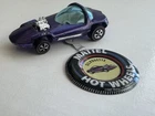 Vintage Hot Wheels Redline Silhouette Purple -lite interior w/ Button! BEAUTIFUL