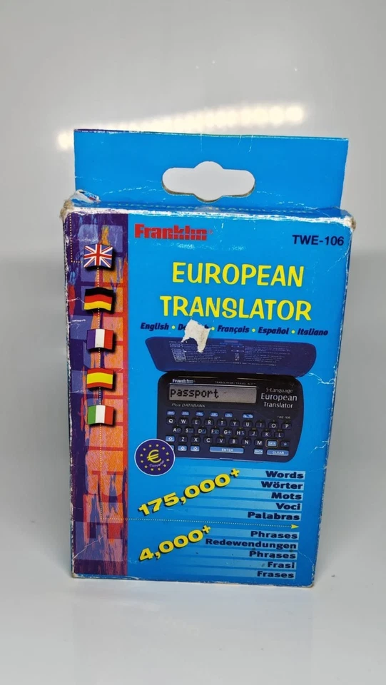 Franklin European Translator TWE-106 English German French Italian - Image 2 of 4