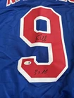 Bernie Nicholls Signed New York Rangers Custom Hockey Jersey JSA Auto 3x AS NHL