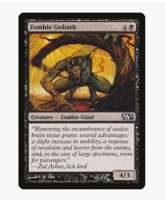 Zombie Goliath | MTG M12 | EDH Commander Zombie Giant Tribal | LP