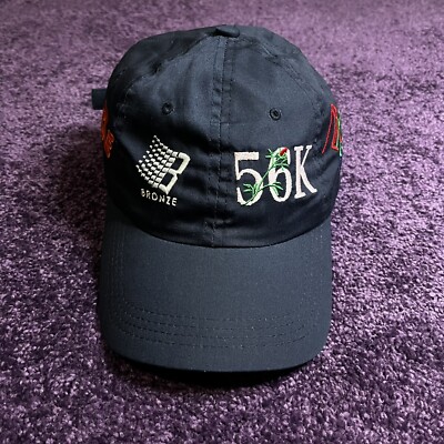 キャップ bronze56k ANNIVERSARY HAT BLACK Rare Bronze 56K Embroidery Anniversary Skateboard Navy Strapback