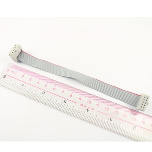 1Pcs 2.54mm Pitch 2x5 Pin 10 Pin 10 Wire Extension IDC Flat Ribbon Cable L= 15CM - Picture 4 of 5