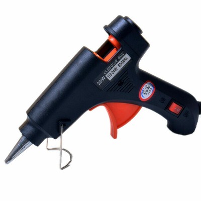 Hot Glue Gun With 30Pcs Melt Glue Sticks Aoleca High Temperature Melting Adhesive Glue Gun Kit For Diy Small Craft And Quick Repairs In Home & Office (20-Watt, Black) (611714761110)