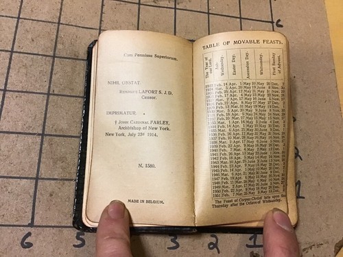 Vintage Miniature book: 1914 VEST POCKET PRAYEROOK - Picture 4 of 11