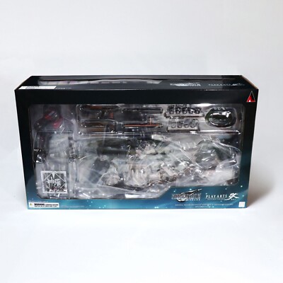 FF7R Shinra Elite Security Officer Motorcycle 10.5in Action Figure PLAY ARTS Kai