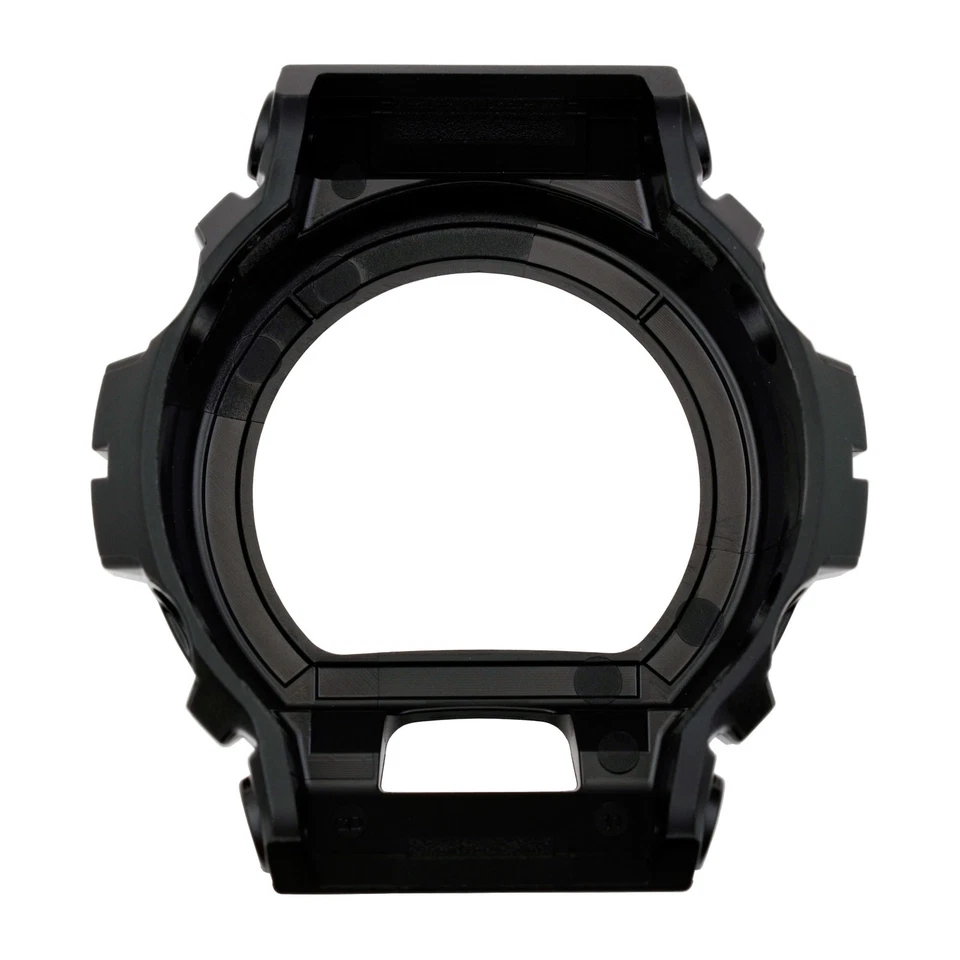 Correa de reloj Casio G-Shock bisel carcasa GD-X6900FB-1 cubierta de goma negra brillante Foto 4 de 4