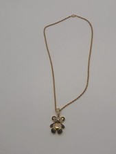 Halskette Anhänger, Teddybär Anhänger Goldfarbig