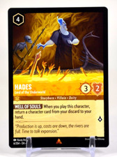 Disney Lorcana TCG The First Chapter Hades Lord of the Underworld 6/204 Rare