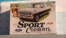 Ford 1972 Sport Custom Pickup 1:25 Moebius Hobby Model Kit Factory Sealed