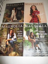 Lot of 4 Magnolia Journal Issues 20 21 22 26 New Joanna & Chip Gaines 2021-2023