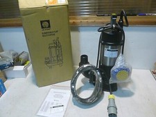 JS Pumps JS650SVA 110v Submersible Sewage & Waste Water Pump With Float Switch