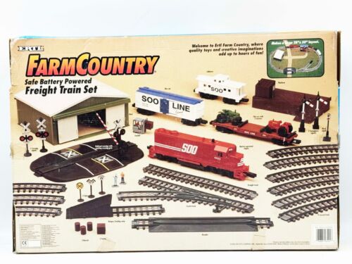1/64 Farm Country Railroad Freight Train Set - Picture 2 of 2