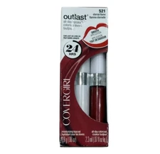 New Covergirl Outlast All-Day Lip Color 24 Hrs Lipstick 521 Eternal Flame