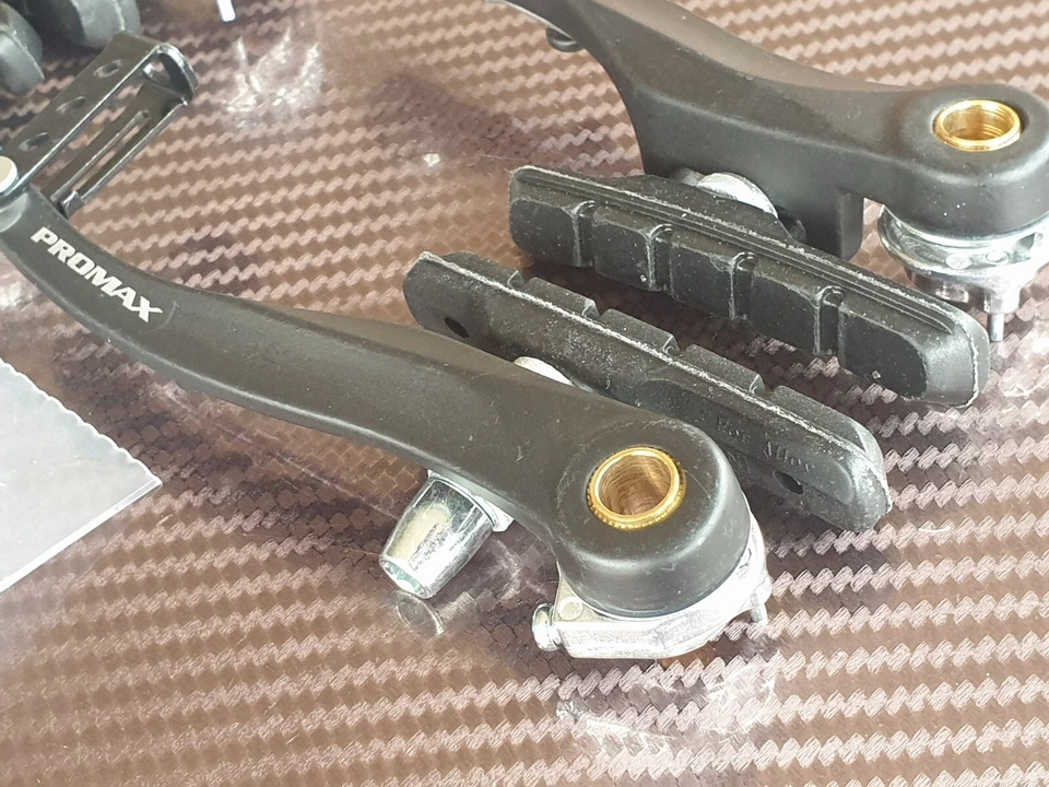 PROMAX (Alloy) V BRAKES (Front + Rear) Mountain Bike BMX Hybrid + Pads + Bolts - Image 3 of 4