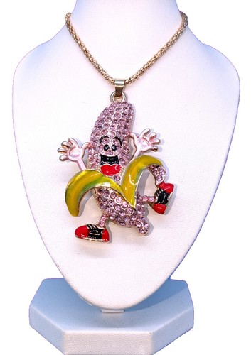 Betsey Johnson WHITE Crystal FOX PURPLE ENAMEL CROWN Gold  display picture 3