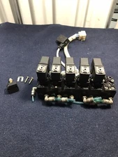 ASCO Numatics 26490003 6 Station Manifold with MPM 430 04419 relays